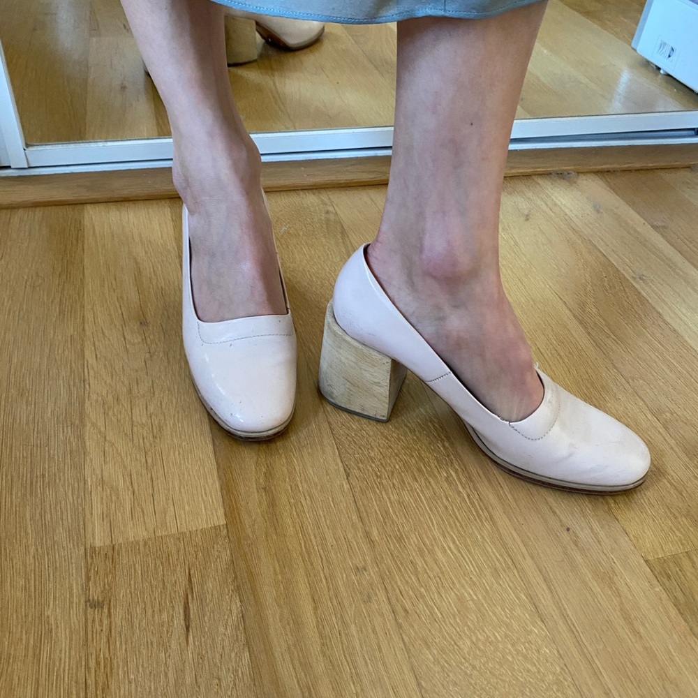 Rachel Comey pink block heel 6.5